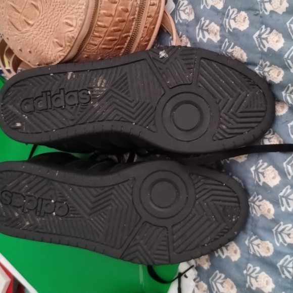 Worn once . Black men's Adidas size 11 . - Picture 4 of 4